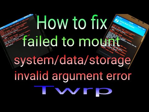 Trik atasi masalah Failed To Mount System (Invalid Argument) pada Acer Liquid Z630S via TWRP